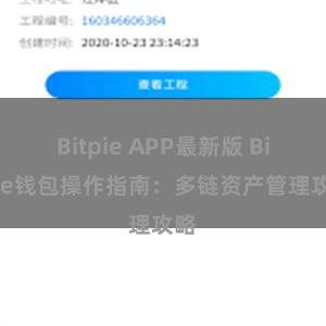 Bitpie APP最新版 Bitpie钱包操作指南：多链资产管理攻略