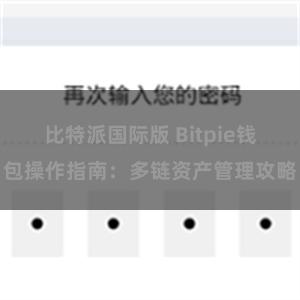 比特派国际版 Bitpie钱包操作指南：多链资产管理攻略