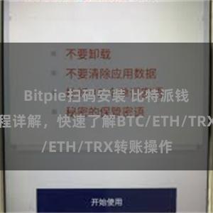 Bitpie扫码安装 比特派钱包转账教程详解，快速了解BTC/ETH/TRX转账操作