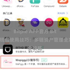 Bitpie APP官方 Bitpie钱包使用技巧：多链资产管理全攻略