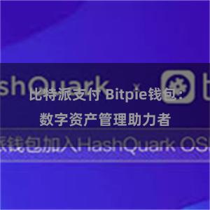 比特派支付 Bitpie钱包：数字资产管理助力者