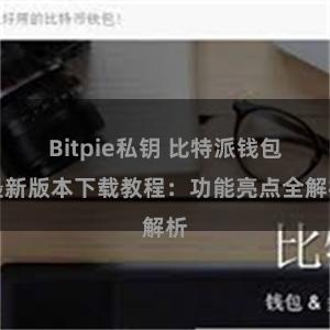 Bitpie私钥 比特派钱包最新版本下载教程：功能亮点全解析