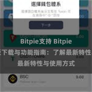 Bitpie支持 Bitpie钱包最新版下载与功能指南：了解最新特性与使用方式