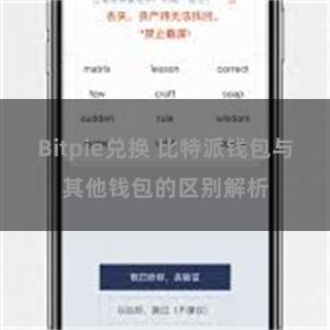 Bitpie兑换 比特派钱包与其他钱包的区别解析