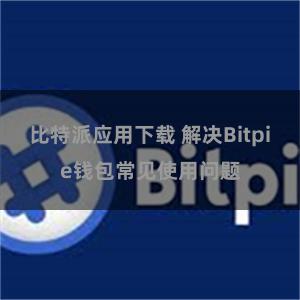 比特派应用下载 解决Bitpie钱包常见使用问题