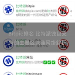 Bitpie排名 比特派钱包支持的主要区块链网络解析