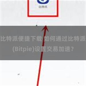 比特派便捷下载 如何通过比特派(Bitpie)设置交易加速？