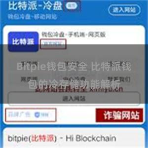 Bitpie钱包安全 比特派钱包的冷存储功能解析