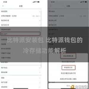 比特派安装包 比特派钱包的冷存储功能解析