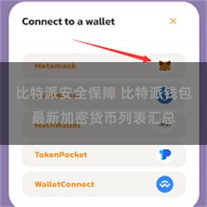 比特派安全保障 比特派钱包最新加密货币列表汇总