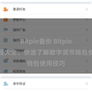 Bitpie备份 Bitpie官网教程大全，快速了解数字货币钱包使用技巧