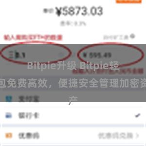 Bitpie升级 Bitpie轻钱包免费高效，便捷安全管理加密资产