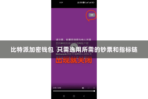 比特派加密钱包  只需选用所需的钞票和指标链