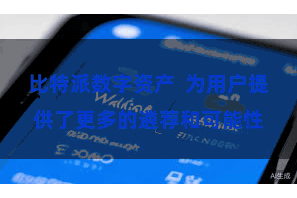 比特派数字资产  为用户提供了更多的遴荐和可能性