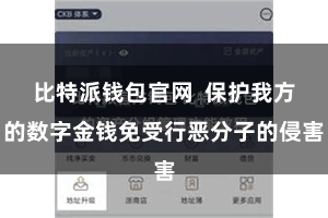 比特派钱包官网  保护我方的数字金钱免受行恶分子的侵害